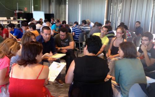 Jornada formativa realizada en el PRAE de Valladolid (21/07/2014) dirigida a los monitores de las distintas instalaciones de uso público de Castilla y León.